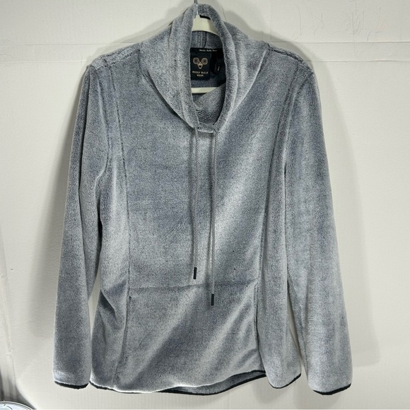 WOOLY BULLY WEAR Elegant Gray Women's Super Soft Hoodie. Size L - Picture 1 of 14